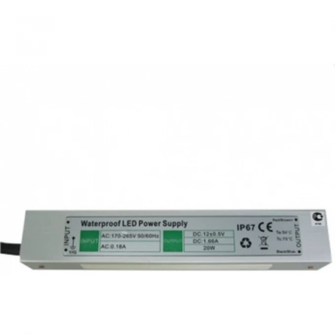 Блок питания ECOLA LED STRIP POWER SUPPLY для светодиодной ленты 30W 220V-12V IP67 B7L030ESB Блок питания ECOLA LED STRIP POWER SUPPLY для светодиодной ленты 30W 220V-12V IP67 B7L030ESB