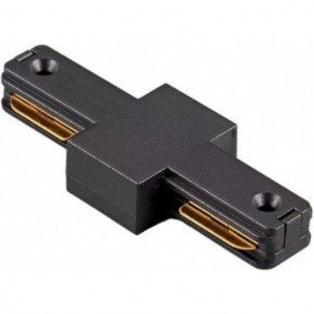 Прямой коннектор (соединитель) ECOLA TRC2 для шинопровода черный