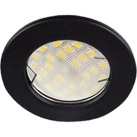 Светильник ECOLA LIGHT MR16 DL92 GU5.3 встр. выпуклый Черный матовый 30x80 (кd74)