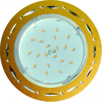 Встраиваемый светильник ECOLA H4 DL5385 FG5385ECB GX53 Золото/Алюминий